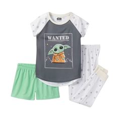 Girls Star Wars Baby Yoda 3pc Pajama Set White Size Xs Description: Make Bedtime An Adventure With This Girls' Star Wars Baby Yoda 3pc Pajama Set In A Crisp White Color, Available In Size Xs. This Set Includes Three Pieces, Featuring A Baby Yoda-Themed Graphic Tee, Printed Pajama Pants, And Cozy Shorts, Ensuring A Comfortable And Out-Of-This-World Night's Sleep. Key Features: * Size Xs * Crisp White Color Adds A Clean And Stylish Touch. * Three-Piece Set For Versatile Bedtime Options. * Baby Yod Playful Green Sets With Character Print, Cotton Sets With Character Print For Pajama Party, Cute Character Print Loungewear Sets, Cotton Sleepover Sets With Character Print, Cotton Sleep Sets With Character Print, Cotton Sleepwear Sets With Character Print, Green Cotton Sets With Character Print, Cotton Bedtime Sets With Character Print, Cute Sleepover Sets With Character Print