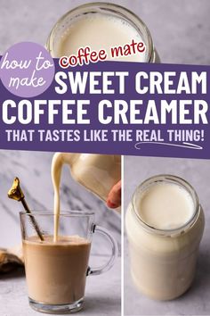 how to make sweet cream coffee creamer that tastes like the real thing with instructions