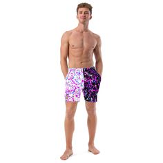 Advice From Buyers: Buy a size or two larger than normal shorts size. M shorts = Large Swimshorts These swim trunks have everything you need for a hot summer day--they're quick-drying and breathable, have multiple pockets for your belongings, and feature a silky, anti-chafe inner liner. Lightweight and great for playing beach volleyball in. Summer Sports Shorts With Built-in Shorts, Sporty Swim Trunks With Built-in Shorts For Summer, Pink Swim Trunks With Built-in Shorts For Beach Season, Pink Swim Trunks With Built-in Shorts For Summer, Pink Athletic Shorts With Built-in Liner For Summer, Pink Athletic Shorts With Built-in Shorts For Summer, Summer Gym Athletic Shorts, Summer Gym Shorts With Built-in Shorts, Summer Sports Short Boxer Briefs