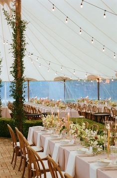 Sailcloth tented Spring wedding reception at Commodore Perry Estate Closed Tent Wedding Reception, Wedding Reception Under Tent, Sail Tent Wedding Reception, White Tent Wedding Decor, Sail Tent Wedding, Small Wedding Tent, Wedding Tent Greenery, Tent Wedding Reception Layout