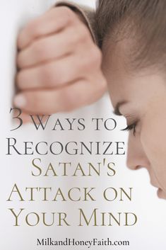 We are in a spiritual battle for our families and for ourselves.  The battle can sometimes be in our own minds as satan and his demons will attack.  Recognize the ways that satan attacks your mind so you will be ready and fully armored. Spiritual Battle, Spiritual Attack, Read Bible, Christian Living, Christian Women, Christian Inspiration