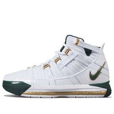 Nike Zoom LeBron 3 QS 'SVSM Home' AO2434-102 (SNKR/Retro/Unisex/High Top/Basketball/Lebron James) Basketball Lebron James, Nike Lebron, Nike Zoom, Lebron James, High Top, Basketball, Nike