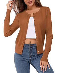 Brin's Amazon Page Fall Cardigan, Classic Clothing, Short People, Basic Cardigan, Sweater Tops, Sweater Brands, Classic Outfits