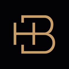 the letter b is made up of two lines and has a brown color on it