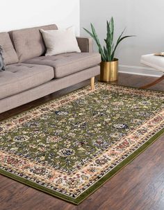 Easy CareStain-Resistant Yasmin Green Rug910 x 130 RectangleShed-freePerfect for Dining RoomOfficeLiving RoomContains ColorsGreenCreamTerracottaNavy BlueStylestraditionaloriental Patternsborder Cute Rugs Bedroom Green, Art Neauveau Rugs, Cottagecore Bedroom Area Rugs, Rugs In The Home, Long Rugs Bedroom, Rugs In A Small Living Room, Living Rooms With Rugs On Carpet, Rugs In Living Room Busy Floor, Cottage Living Rooms Area Rugs