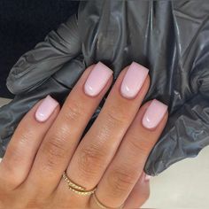 Nail inspo, pink nails, nude nails, simple nails, baby pink nails, short nails Gel X Nude Nails, Football Nails Acrylic, Milky Pink Nails Gel, Short Baby Pink Nails, Nails Biab, Pink Gel Nail Polish, Pink Gel Polish, Biab Nails, Nail French