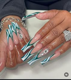 Nail Boo, Nails Verano, Nail Ideas Designs, Xl Nails, Claw Nails, Best Nail Salon, Classy Acrylic Nails, Long Acrylic Nails Coffin