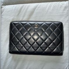 Good Condition Wallet, Very Spacious! Chanel Bags Black, Bags Black, Chanel Wallet, Chanel Bags, Chanel Bag, Limited Time, Chanel, Bag Lady, Wallet