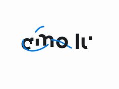 the word crmql is written in black and blue on a white background