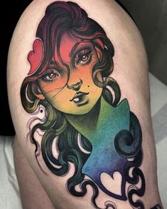 Neo Traditional Lady Face, Big Paintings, Portrait Faces, Sick Tattoos, Tattoo 2024, Lady Face, Sick Tattoo