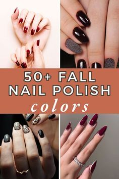 Autumn Nail Colors, Fall Nail Polish Colors, Nail Polish Ideas, Fall Nail Polish, Nail Polish Colors Fall, Autumn Nail, Fall Nail Trends, Cute Nails For Fall