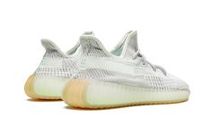 The adidas Yeezy Boost 350 V2 “Yeshaya” is an early 2020 release of Kanye West’s popular low-top silhouette with a clean, muted palette.  Adidas and ‘Ye opt for a predominately white and light grey-accented woven Primeknit upper that features a heel-to-forefoot translucent stripe on par with many past releases of the silhouette.  The “Yeshaya” design omits the heel tab found on earlier Yeezy Boost 350 V2 models in favor of a more streamlined appearance.  Adidas's beloved Boost cushioning, a clou Yeezy Balenciaga, 70s Converse, Nike X Travis Scott, Converse Run Star Hike, Muted Palette, Converse Run, Converse Run Star, Adidas Boost, Yeezy Boost 350 V2