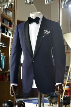 Perfect navy tux Navy Tux, Mens Formal Wear, Sharp Dressed Man