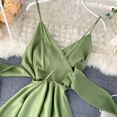 Chic long dress women's summer dress suspenders dress 082 Fabric: blended Color: white,black,dark green,green,orange Size(cm): M.L M skirt length 134 bust 86 waist 60-70L skirt length 135 bust 90 waist 64-74 Green Sleeveless Suspender Dress, Dark Green V-neck Summer Dress, Green Sleeveless Summer Suspender Dress, Green Sleeveless Suspender Dress For Summer, Green Sleeveless Suspender Dress For Spring, Green Sleeveless Suspender Dress For Beach, Green Spaghetti Straps Mini Dress For Summer, Light Green V-neck Summer Dress, Green Midi Dress With Adjustable Straps