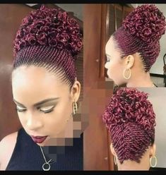 Braid lovers, this one is for you We make this cornrow style shown in the photo above with full lace. The first   photo above is not a wig but we can make the same  style in a wig with full lace .It takes 3 weeks to process. The wigs we make are handmade to ensure the best quality.  It's a completely stress free option for gorgeous ladies who love big cornrow braids. Your hair looks like new everyday you wear it. Let us know the color of your choice, as many more are available. Please indicate Big Cornrow Braids, Black Women Cornrows, Big Braid, Women Cornrows, Twists Braids, Cornrow Braids, Braided Hairstyles For Black Women Cornrows, Quick Hair, Braiding Styles