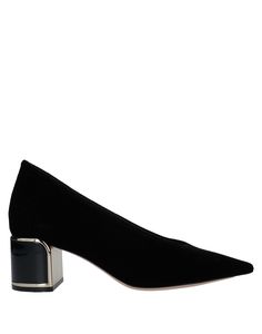 velvet, no appliqués, solid color, leather lining, narrow toeline, square heel, leather sole, contains non-textile parts of animal origin , Color: Black , Size: 8 Armani Women, Detail Shop, Black Pumps, Pump Shoes, Giorgio Armani, Women's Pumps, Heeled Mules, Mule Shoe, Pumps