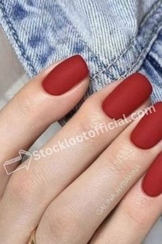 Get ready to make a bold statement with vibrant red gel nails! 💅🔴 These fiery nails add a pop of confidence and style to any look. Perfect for those who love to stand out and exude strength and passion. #RedNails #GelNails #BoldBeauty #ConfidenceBoost💅💁‍♀️👩‍🎨💄💅💃👸🌟💅💋🎀💅👠💅👗💅💖💄💅💅👩‍🎤💃💅👑💅💅👩‍❤️‍💋‍👨💅🌹💅👩‍❤️‍👩💅🎉 Red Matte Nails, Deep Red Nails, Red Christmas Nails, Matte Nails Design, Red Nail, Nail Manicure