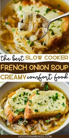 the best slow cooker french onion soup creamy comfort food