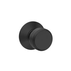 an image of a black knob on a white background