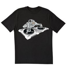 Our products are custom printed to order using the same techniques and equipment as you will find in retail stores. We've been printing for several years now and guarantee you'll love your shirt. We use brands such as Jerzees and Gildan for our standard Men's fit shirts and use only the highest quality, durable inks around. 100% preshrunk cotton Seamless collar and double-needle stitching Taped shoulder-to-shoulder Size Chart (U.S. SIZE) SIZE S MLXL2XL Length2829303132 Sleeve 16.518 19.52121 Bod Black Music-themed T-shirt With Sublimation Print, Retail Stores, Men Fits, Love Your, Workout Shirts, Custom Print, Dj, Size Chart, Adult Outfits