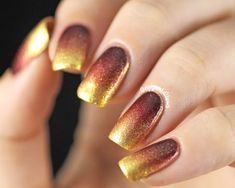 17 Stylish Plain Fall Ombre Nail Ideas for 2023 - thepinkgoose.com Dip Nail Ideas, Copper Nails Designs, Nail Ideas For 2023, Fall Dip, Fall Ombre, Fall Gel Nails, Ombre Acrylic Nails, Thanksgiving Nails, Glitter Acrylics