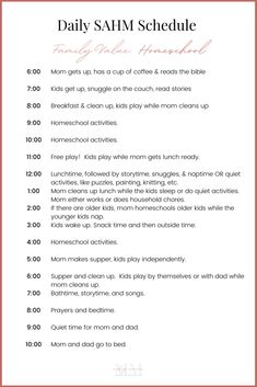 #Housewife_Routine_Stay_At_Home #Sahm_Content_Ideas #Stay_At_Home_Wife_Schedule #Sahm_Schedule_Daily_Routines Sahm Content Ideas, Housewife Routine Stay At Home, Hobbies For Stay At Home Moms, Stay At Home Wife Schedule, Housewife Schedule, Sahm Schedule Daily Routines, Stay At Home Mom Aesthetic, Family Habits, Organizing Goals