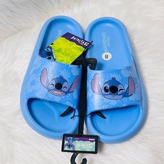 Adult Womens Disney Stitch Casual Comfort Slide Sandals Brand New With Tags Soft And Lightweight Baby Doll Diaper Bag, Stitch Drawings, Lilo And Stitch Characters, Lilo And Stitch Merchandise, Lilo And Stitch Drawings, Stitch Character, 1st Birthday Party Themes, Stitch Drawing, Stitch Clothes