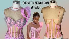 Sew A Corset, Fashion Knowledge, Circle Dress, How To Sew, Skin Tone, Skin Tones, Mesh, Skin