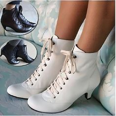 Category:Boots; Upper Materials:PU; Season:Spring   Fall; Heel Type:Kitten Heel,Chunky Heel; Gender:Women's; Toe Shape:Pointed Toe; Type:Booties Ankle Boots; Style:Vintage,Elegant; Heel Height(inch):1-2; Outsole Materials:Rubber; Occasion:Daily; Closure Type:Lace-up; Pattern:Solid Color; Listing Date:08/24/2023; Production mode:Self-produce; 2024 Trends:Combat Boots,Heel Boots; Foot Length:; Foot Width: Ankle Boots Jeans, Combat Boots Heels, Ankle Boots With Jeans, Kitten Heel Ankle Boots, Boots Fall Ankle, Boots Jeans, Low Heel Boots, Chunky Heel Shoes, Jeans Boots