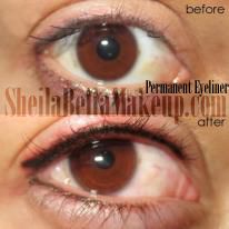 Permanent Eyeliner Subtle Permanent Eyeliner, Permanent Upper Eyeliner, Permanent Top Eyeliner, Eyeliner Tattoo Permanent, Permanent Eyeliner Bottom Only, Natural Cat, Eyebrow Tattoo