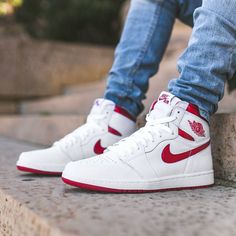 Air Jordan 1 Retro High OG "Metallic Red" Air Jordan 1 Elevate High, Jordan 1 Elevate High, Nike Mens Shoes, Red Nike Shoes, Jordan 1 Elevate, Kicks Shoes, All Nike Shoes