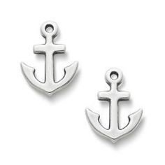 Sterling Silver James Avery Earrings, Small Anchor, James Avery Charms, Anchor Earrings, James Avery Jewelry, Jewish Jewelry, James Avery, Summer Inspiration, Classy And Fabulous