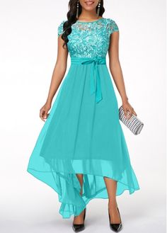 Color:Mint Green;Size:S;Size:M;Size:L;Size:XL;Size:XXL;Package Contents:1 X Dress;Occasion:Sport; Blue Lace Maxi Dress, Flowy Design, Boat Neck Dress, Dress Wedding Guest, Cocktail Party Dress, Party Dress Long, Green Lace, Neck Lace, Lace Maxi Dress