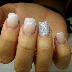 .... Wedding Nails Acrylic, Wedding Nails Design, Nail Art Wedding, Shellac Nails, Ideas For Wedding, Prom Nails, Simple Ideas