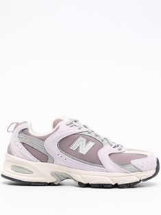 lilac purple/beige/grey suede trim panelled design mesh panelling front lace-up fastening pull-tab at the heel logo-print tongue logo patch to the side logo print to the side round toe branded insole signature ABZORB® midsole rubber sole New Balance Suede, Sneaker New Balance, Zapatillas New Balance, Beige Sneakers, Casual Sneakers Women, New Balance Sneakers, New Balance Women, Grey Suede, Italian Fashion Designers