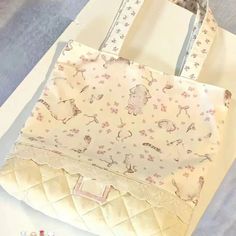 LIZAKOSHT - Korean Sweet Flower Cat Bow Print Handbag Tote Bags Large Capacity Women Commute Shoulder Bag size:30*32*5cm White Large Capacity Rectangular Diaper Bag, Large Capacity White Rectangular Diaper Bag, Large Capacity Rectangular White Diaper Bag, White Rectangular Diaper Bag With Large Capacity, Beige Rectangular Bag With Cat Design, White Cat Design Pouch Bag, Cream Rectangular Diaper Bag For Daily Use, Rectangular Cream Diaper Bag For Daily Use, White Bag With Cat Design For Shopping