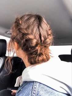 #hairstyle #fashion #ideas #style #beautiful #modern #yulia #julia #salishcheva #beauty #причоски #зачіски Long Hair Styles Put Up, Medium Hair Braid Style, Up Hairstyles For Long Hair Casual, Braiding Hairstyles For Long Hair, Hair Inspo Style Braids, Hairstyles For Estheticians, Hairstyles For Curly Hair Updo Everyday, Cute Hairstyles For Hoco Up, Aesthetic Athletic Hairstyles