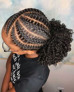 Timeless Hairstyles, Black Kids Braids Hairstyles, Hairstyles Natural, Braided Styles, Girl Kid, Cute Braided Hairstyles