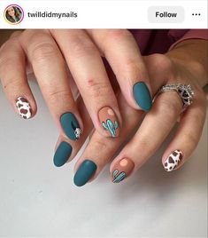 College Nails, Cowboy Nails, Country Glam, Western Nails, Nails Inspired, September Nails, Style Nails