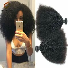 Black Hair Afro, Curly Human Hair Extensions, Brazilian Curly Hair, Curly Weave, Mongolian Hair, Human Hair Weaves, Hair Afro, Hair Indian, Hair Buns