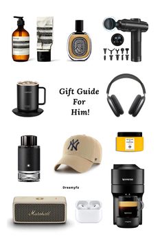 Gift ideas for Him!! the Ultimate guide for your man Boyfriend Gift Aesthetic, Old Money Gifts For Him, What To Get Bf For Christmas, Bf Nails, Men Hygiene, Gifts For College Boys, Marshall Music, Marshall Emberton, Christmas Presents For Him