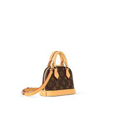 LOUIS VUITTON® - Nano Alma - Monogram Louis Vuitton Mini Bag, Alma Louis Vuitton, Kash Doll, Sac Louis Vuitton, Micro Bags, Fancy Bags, Best Wallet, Louis Vuitton Official, Leather Handles