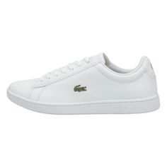 PRICES MAY VARY. Whether it's pants or shorts, the Lacoste™ Hydez 119 2 P SFA sneakers has you ready! Leather upper. Lace-up closure. Brand logo hits at tongue, side and back. Round toe with stitch detail at midsole.. Soft fabric lining and footbed. Rubber outsole. Imported. Measurements: Weight: 11 oz Product measurements were taken using size 8.5, width M. Please note that measurements may vary by size. Weight of footwear is based on a single item, not a pair. Lacoste Women, Back Round, Leather Sneakers, Soft Fabric, Sneakers Fashion, Brand Logo, Soft Fabrics, Fashion Shoes, Leather Upper