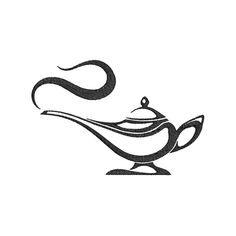 a black and white drawing of a teapot