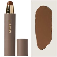 Brand New! Merit The Minimalist Perfecting Complexion Foundation And Concealer Stick Size: 0.13 Oz / 3.7g Shade/Color: Cacao (Deep W/ Red Undertones) Coverage: Medium Finish: Natural Formulation: Stick A Buildable, Lightweight Complexion Stick That Can Be Used As A Foundation Or A Concealer For Easy, Natural-Looking Coverage On The Go. Highlighted Ingredients: Fatty Acids: Condition Skin & Lock In Moisture Sea Daffodil Extract: Diminishes The Look Of Dark Spots & Pigmentation Ingredient Callouts Merit Makeup, Sea Daffodil, Concealer Stick, Makeup Concealer, Foundation Concealer, The Minimalist, Fatty Acids, Dark Spots, Concealer