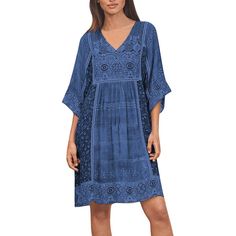 Buy More, SAVE More!

 
Season:Summer


Gender:Women


Occasion:Daily,Casual


Material:Polyester


Style:Casual


Fit:Fits ture to size


Thickness:Standard Casual Knee-length Flowy Boho Dress, Blue Flowy Boho Dress With Short Sleeves, Blue V-neck Boho Dress For Summer, Blue V-neck Boho Summer Dress, Casual Flowy V-neck Beach Dress, Flowy Summer Boho Dress, Blue Boho Casual Dress For Vacation, Casual Blue Boho Dress For The Beach, Casual Blue V-neck Beach Dress