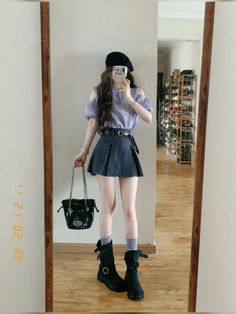 Outfit Rok, Yeonjun Edit, Red Books, 인물 사진, Fashion Styles, Dream Closet, Korean Fashion, Girl Fashion, Red