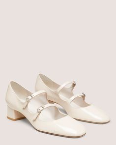 CLARIS MJ 35 PUMP | Stuart Weitzman Ivory Heels, Work Essentials, Icon Collection, Princess Charlotte, Boot Sandals, White Shoes, Exclusive Collection, Shoe Shop, Stuart Weitzman