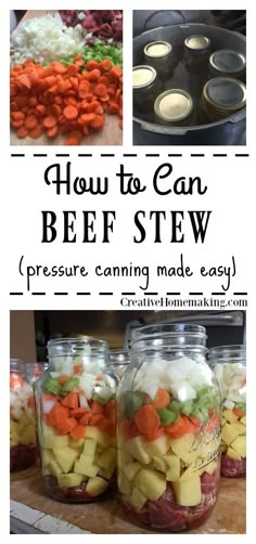 how to can beef stew in mason jars