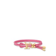 LV Bloom Bracelet Other Leathers - Women - Fashion Jewelry | LOUIS VUITTON ® Designer Adjustable Pink Bracelet, Designer Adjustable Pink Bracelets, Designer Pink Adjustable Bracelets, Lv Bracelet, Lv Jewelry, Louis Vuitton Bracelet, Louis Vuitton Pink, Luxe Jewelry, Jewelry Accessories Ideas